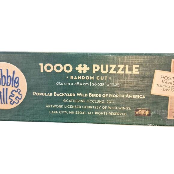 Cobble Hill Popular Wild Birds of North America 1000 pc Jigsaw Puzzle Box Damage - Picture 10 of 10